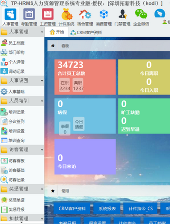 TPHRMS使用操作说明-admin